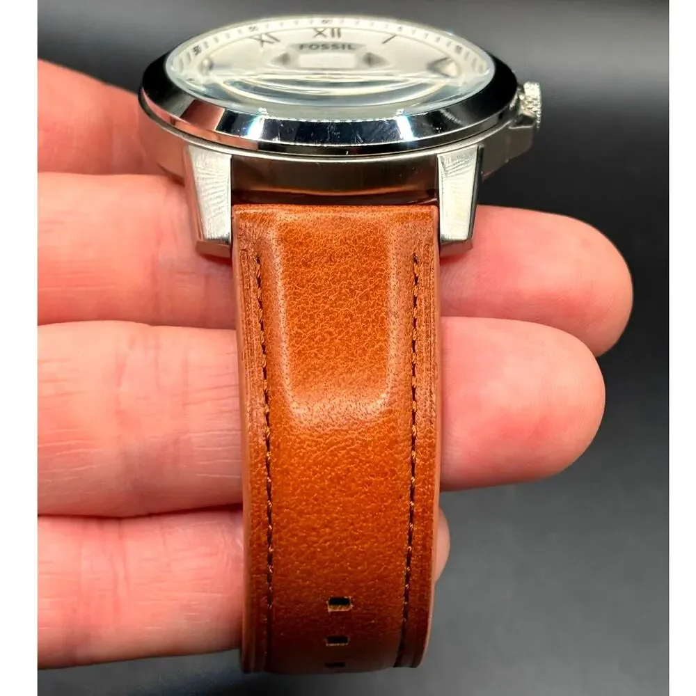 Fossil Grant ME3053 Automatic Skeleton Men’s Watch 44mm